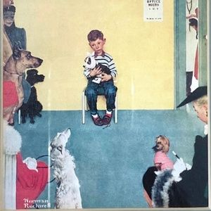 Norman Rockwell Veterinary Office Art Print